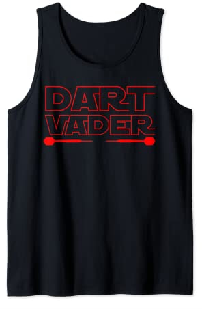 Dart Vader | 180 Darts Dart Dartspieler Geschenk | Darts Tank Top