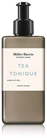 Miller Harris Tea Tonique Hand Lotion, Shea Butter, Argan Oil and Aloe Vera, Soothing and Moisturising (300ml)
