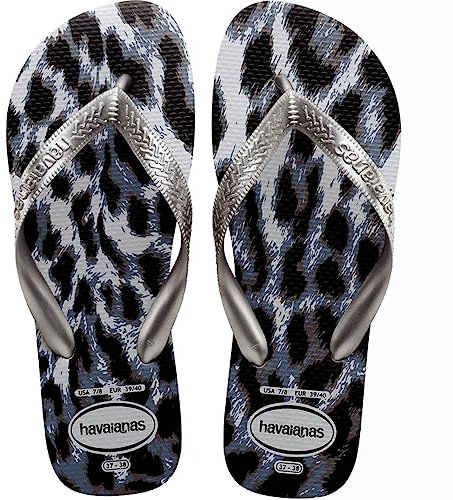 Havaianas – Top Animals, bequeme, leichte und strapazierfähige Flip-Flops, Sohle mit Animal-Print, breite Riemen und flexible Sohle, Damen