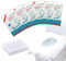 Romon 60 Stück Toilettenauflage Einweg, Spülbar Papier Toilettensitzbezüge, Tragbar Einweg Toilettensitz Sitzbezug für Hotel Outdoor Reisen
