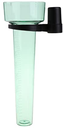 NOPEILVI Regenmesser im Freien Regenmessgerät mit Halter Regensammler für Gartenfarm Niederschlag Außenregenmessgerät, Regenmesser, Plastikregensammler, Plastikregenmesser, Garten