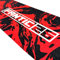 Fantic26 Stunt-Scooter Griptape Ersatz I Park I Kinder I Trick I Tret I Roller I Anti Rutsch Sandpapier 58,5cm I Passend für Decks bis 58,5cm x 15,5cm (Swirl Schwarz/Rot)