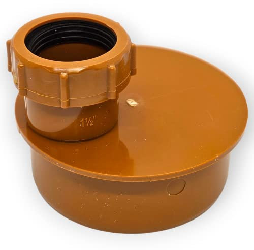Duraplast UK™ Waste Pipe Adaptor 110mm x 40mm Single for Underground Drainage Pipe | For Solvent & Pushfit Pipe