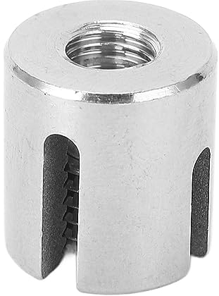 10 Pièces Pince de Câble croisé en Acier Inoxydable Fil Garde-corps Pince Attache pour Garde-corps de Câble Intérieur (M10 4mm)