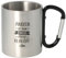 Spruchreif | Doppelwandige Edelstahltasse mit Karabinerhaken und hochwertiger Gravur | Bruchfest | Geschenke für Angler | Anglergeschenk | Lustige Geschenkideen für Angler - 300 ml