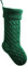 meioro 46cm Große Weihnachtsstrumpf, Kabel Gestrickt Nikolausstrumpf für Kinder, Klassische Weihnachtsstrümpfe Kamin Hängende Strümpfe für Familie Urlaub Party Dekorationen (Green,46cm)