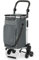 wuuhoo® Pro Einkaufstrolley Buddy - Klappbar und leicht - Thermo-Isolierung - wasserabweisend - 3-Räder-System - Aluminium anthrazit