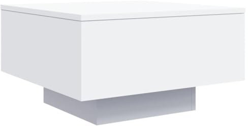 vidaXL Tavolino da Salotto Bianco 55x55x31 cm in Legno Multistrato