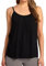 SEDEX Vest Top with Built in Bra UK, Women's Vests Loose Fitting Tank Top with Padded Bra Ladies Casual Loose Cami Flowy Adjustable Strap Camisole Tops Black