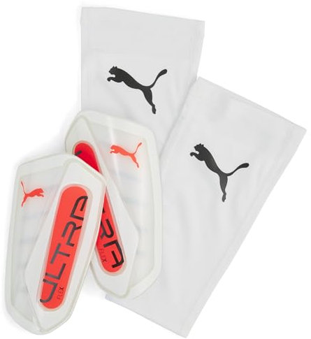PUMA ULTRA Flex Sleeve, Unisex Schienbeinschoner, PUMA White-Glowing Red, XS - 030987