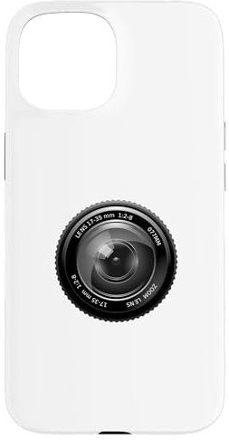 Custodia per iPhone 15 Obiettivo Fotocamera Fotografia Zoom 55 Colore Nero