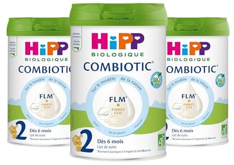 HiPP - Combiotic FLM - Lait 2 de suite - Boîtes - 3x800g