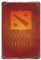 MYSJWLPOT Metal Game Dota 2 Poster, Wanddekoration, Kunst, Metallblechposter, moderne Wohnkultur, Kunst, Metallposter, Hausbar, Laden, Dekorationen, Vintage-Schild, Geschenk, 30 x 20 cm
