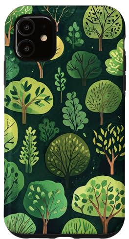 forest green pattern || forest green Case for iPhone 11