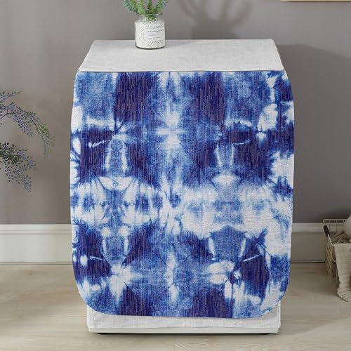 Highdi Grafiti Funda de Lavadora Cubierta Exterior,Adapta a la Mayoría de Lavadoras y Secadoras de Carga Frontal Protector Solar a Prueba de Polvo (Tie-Dye 3,M Capacidad 8~10KG)