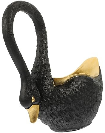IMIKEYA Joli Porte-clés En Résine En Forme De Cygne Décoration Murale Pour La Maison Le Bureau Le Porche