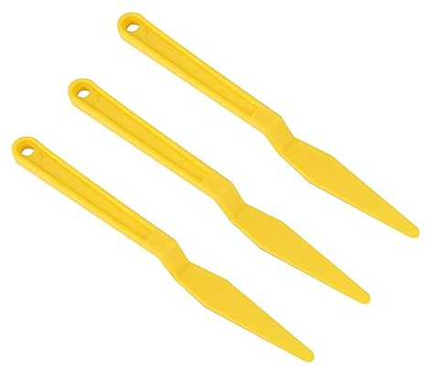 BESPORTBLE 6 STK Schaber Rakel zum automatischen Trimmen Autowischer Karosserie Schlamm gelbe Tönungsfolie Films spatel schiebeschalter Werkzeug Rakel für Vinylfolie Plastik Yellow