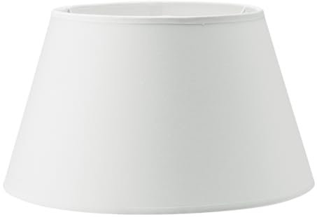 Home Sweet Home Pantalla para lámpara de mesa | Pantalla blanca | 30/20/17cm | para casquillo E27 | Pantalla de tela