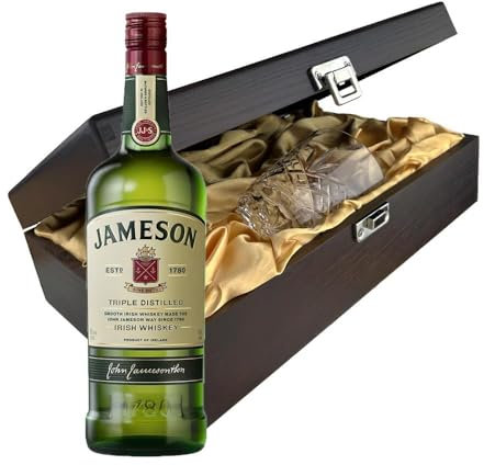 Jameson Irish Whiskey In Luxury Box With Royal Scot Glass 70cl 40% abv