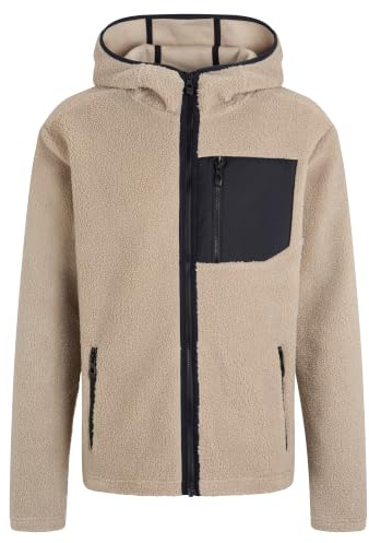 Ziener Herren Juha-z High-Loft Fleece Jacke, Midlayer | Kapuze (1er Pack)