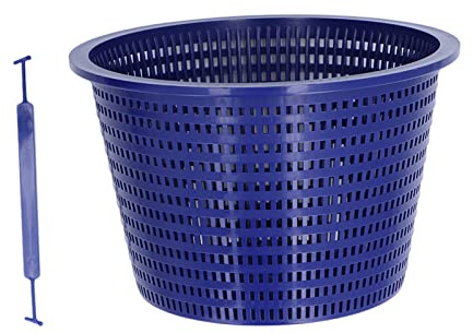 Jwthee Poolkorb, Skimmerkorb, Ersatzkorb, 8 -Zoll -Gewichtskorb wiederverwendbares Plastik -Swimming -Pool -Reinigungspräparat Ersatzkorb mit Zubehör
