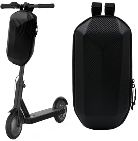 FORYNXHWIN E Scooter Tasche, 4L Großer Kapazität Rollertasche mit Eva Hard Sell Inneres, wasserdichte Front Tube Bag Lenkertasche Fahrrad Fronttasche für Elektroroller Schlüsseln und Kleine Gegenständ