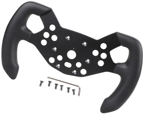Piceioep Rennsimulations Lenkrad verbessert die Genauigkeitskontrolle des Silikongriffs, geeignet für Gaming Systeme der V10-Serie, Aluminium Rennsimulator Lenkrad