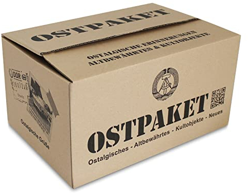OLShop AG 20er Pack Ostpaket Leerkarton Bedruckt groß, Ostkarton, Ostkiste, Ossipaket, Ostpaket zum Selbstbefüllen, Geschenkkarton, Geschenkkiste, Geschenkverpackung, Karton, Pappkarton, Kiste