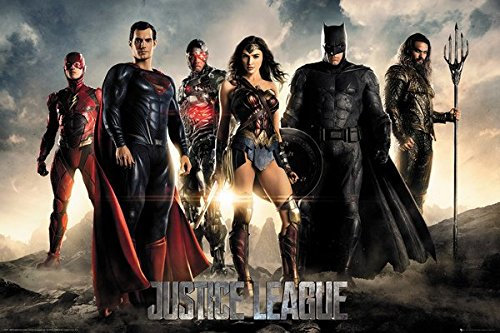 Justice League – Figuren – 61 x 91,5 cm – Schild / Poster