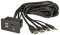 tomzz Audio 9000-013 USB 2.0 Type A HDMI AUX Prise à encastrer Prise à encastrer avec 180cm de câble