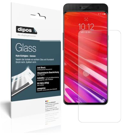 dipos 2x Displayschutzfolie 9H matt für Lenovo Z5 Pro GT | Antireflex, entspiegelnd, bricht und splittert nicht, kein Echtglas, Anti-Shock, kratzfest, blasenfrei, selbstklebend