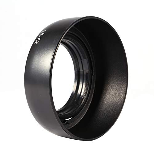 EBTOOLS Parasol para Canon EF 50mm f / 1.8 II ES62 Bayonet Lens Twist Lock