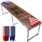 Beer Pong Original Cup® - Bierpong Tisch + 120 Becher + 6 Bälle - Zusammenklappbarer, transportabler Tisch mit kratzfester, wasserdichter Beschichtung - Zugelassen Turniere - Trinkspiel