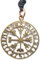 Drachensilber Wikinger Kompass Schmuck Anhänger Vegvisir Bronze Männer Frauen Halskette Biker