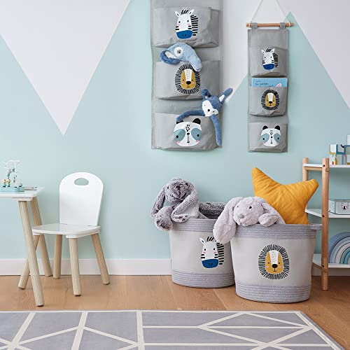 Zeller 14287 Hänge-Aufbewahrung Animals, Baumwolle/Polyester, ca. 35x81,5 cm