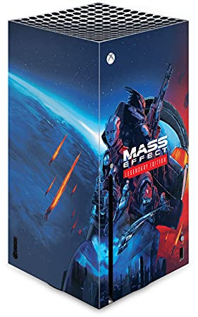 Head Case Designs Licenza Ufficiale EA Bioware Mass Effect Arte Chiave Grafiche Leggendarie Vinile Sticker Gaming Pelle Adesivo Compatibile con Xbox Series X Console