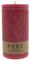 Wenzel Olive Wax Kerze, Karminrot, 130x70