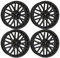 4x MB Design Felgen KV4 9.0Jx20 ET45 5x112 Schwarz stumpfmatt kompatibel mit Mercedes-Benz Vito V