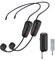 XIAOKOA Microfono Senza Fili,Microfono ad Archetto Wireless,UHF Wireless Doppio Microphone con Display Digitale a LED,per Guida Turistica/Insegnamento/Promozione/Discorso