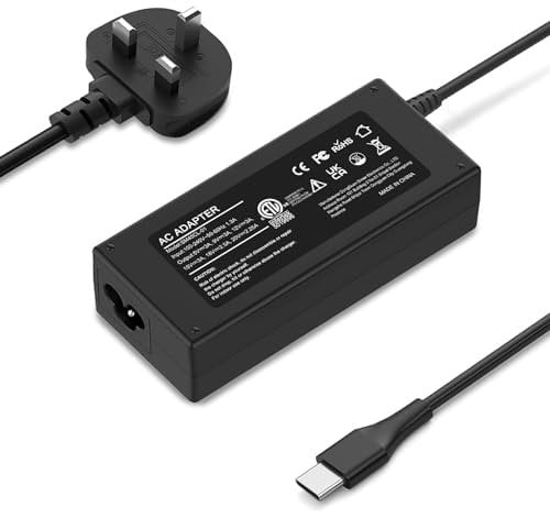 45W USB C Chromebook Laptop Charger Widely Compatible with HP Chromebook, Spectre X360, Dell, Acer, Asus, Samsung, Google, Type-C Power Adapter