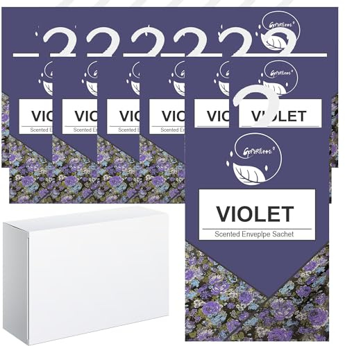 14PCS Sachet Parfumé Armoire Sent Bon Maison, Sachet Armoire Parfumé, Sachets Lavande Placards Parfum Voiture, Parfum d Ambiance Maison Parfum d'intérieur, Desodorisant Vetement Armoire (Violette)
