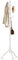 Bayt Porte-Manteau sur Pied en Bois Blanc – 8 Crochets – Hauteur Réglable 175 cm – Design Élégant et Stable pour Entrée ou Chambre