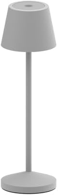 Lumisky EMILY Tischleuchte, kabellos, LED, warmweiß, dimmbar, Höhe 25 cm, Grau