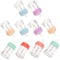 FRCOLOR Lovely Lip Gloss Containers 10pcs Feeder Design Bottles Lip Glazes Bottles Random Color