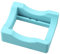 Tabanzhe Silicone Cup Holder - Tumbler Cradle with Built-in Slot and Felt Edge Squeegee,Precise Vinyl Decal Application on Mugs,Beer Cans,and Glass Bottles,Non-Slip Display(Cyan)