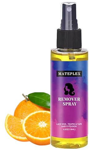 Tape Hair Extension Remover - Lace Glue Remover Wig Glue Remover Solvent for Front Lace Wig Tape in Extension Remover Spray for Hair Replacement Lace Front Wig, Poly Hairpieces