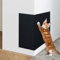 ENONCI Alfombrilla para rascar gatos, autoadhesiva, protección contra arañazos para sofá, protección de muebles, reutilizable para mascotas (negro, 120 cm)
