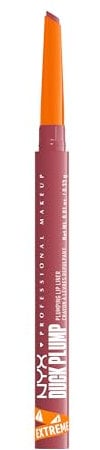 NYX Professional Makeup Lippenkonturenstift für natürlich aufgepolsterte Lippen und Sofort-Effekt, Mit Capsicum und Ingwer, Duck Plump Plumping Lip Liner, Farbton: 02 Pinkjection
