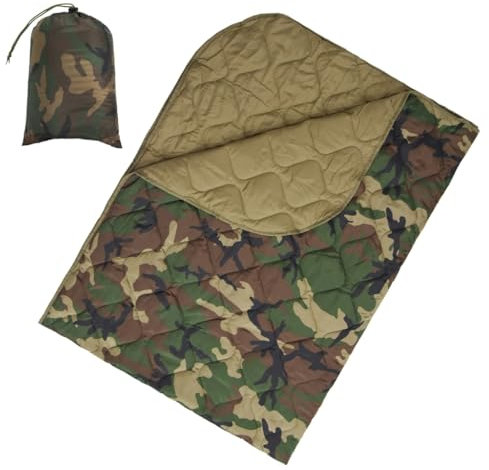 Camping Blanket Lightweight Waterproof Picnic Mat Outdoor Camping Warm and Sleeping Blanket Quilt Wearable Cape