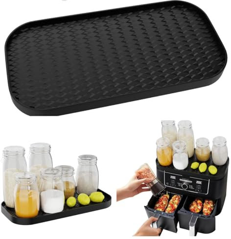 Étagère de rangement en silicone pour friteuse à air chaud Ninja AF400EU et AF451EU - Accessoire de friteuse à air chaud Ninja AF400EU et AF451EU - Tampon multifonction en silicone pour friteuse à air